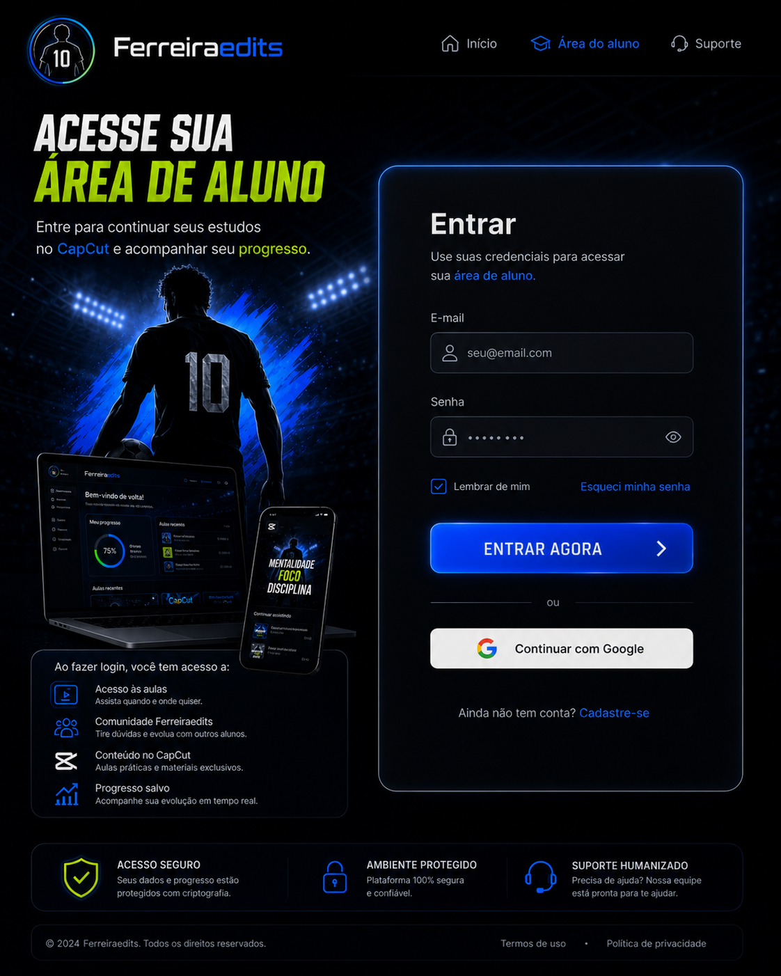 Tela de login